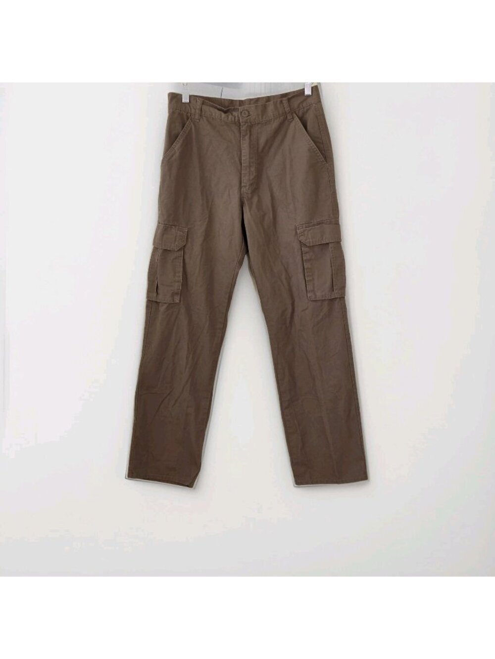 Franklin 1987 Cargo Pants Men 32x29 Brown Cotton Twill Straight Utility Gorpcore